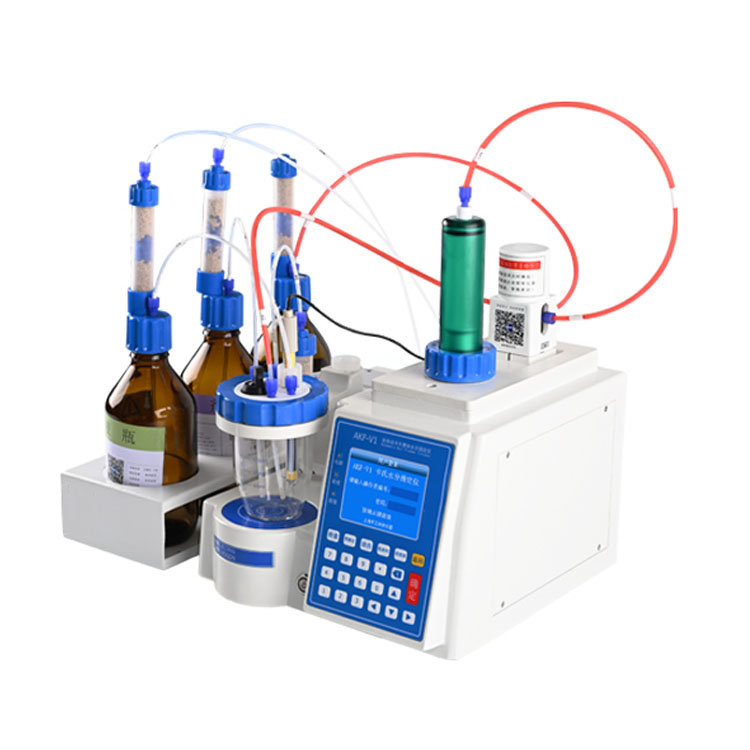 Karl Fischer Titrator Moisture Meter sa pamamagitan ng Volumetric Paraan (0.001-100.00%)