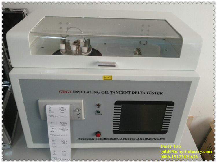 IEC60247 Insulating oil dielectric loss at resistivity tester