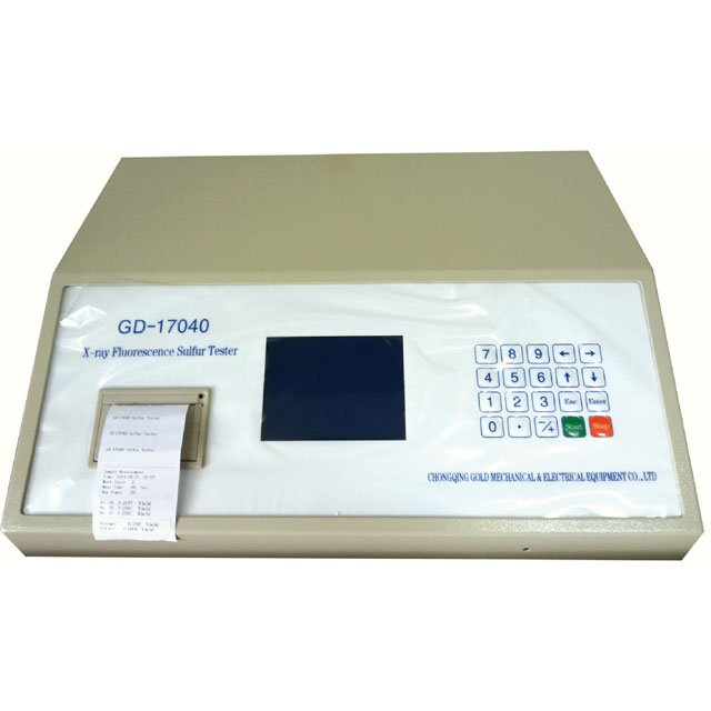 GD-17040 Lab Instrument Crude Oil X Ray Fluorescence Diesel Sulfur Analyzer Astm d4294