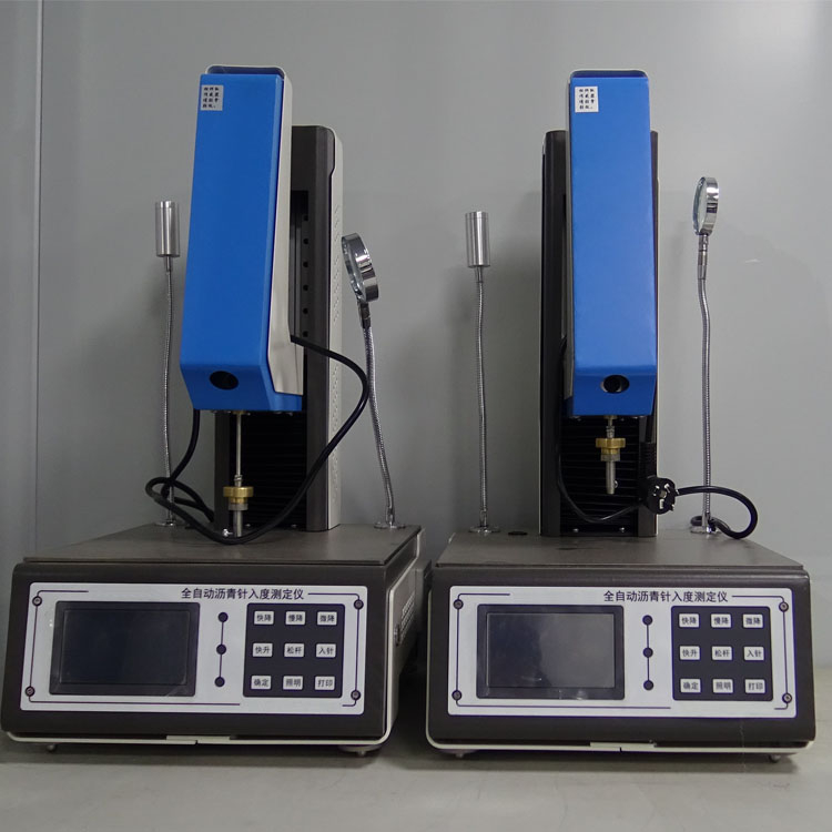 Buong awtomatikong bitumen penetrometer asphalt pagtagos pagsubok machine