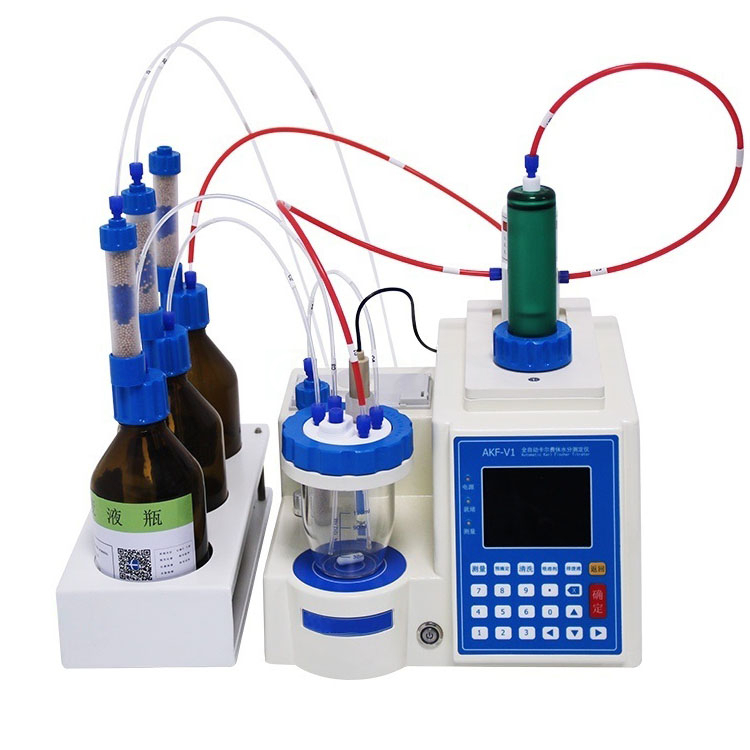 Karl Fischer Titrator Moisture Meter sa pamamagitan ng Volumetric Paraan (0.001-100.00%)