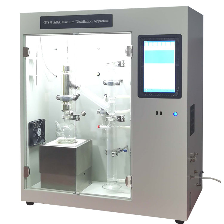 ASTM D1160 Touch Screen Awtomatikong nabawasan ang presyon ng vacuum distillation tester 