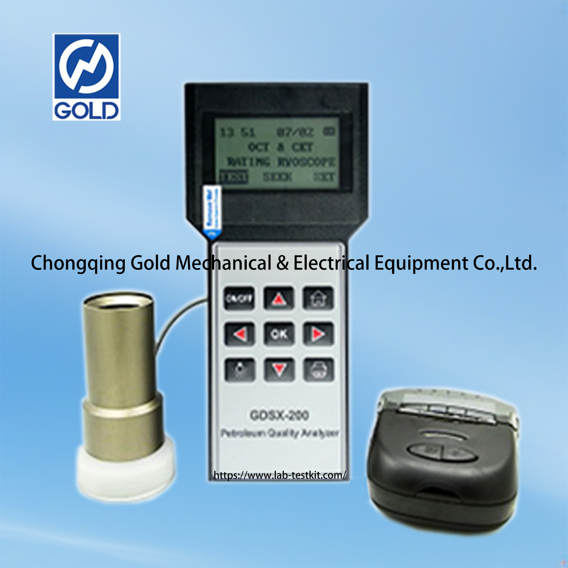 ASTM D2699 Portable Gasoline Octane Number at Diesel Cetane Number Analyzer ASTM D4737