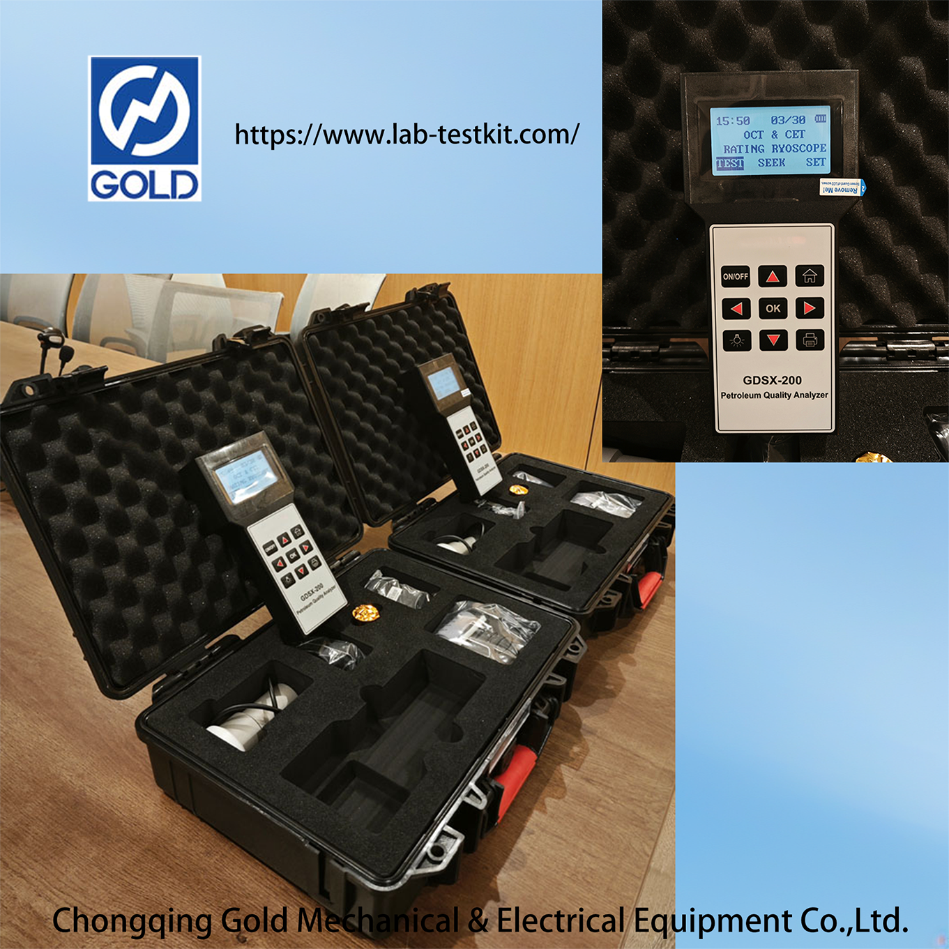 ASTM D2699 Portable Gasoline Octane Number at Diesel Cetane Number Analyzer ASTM D4737