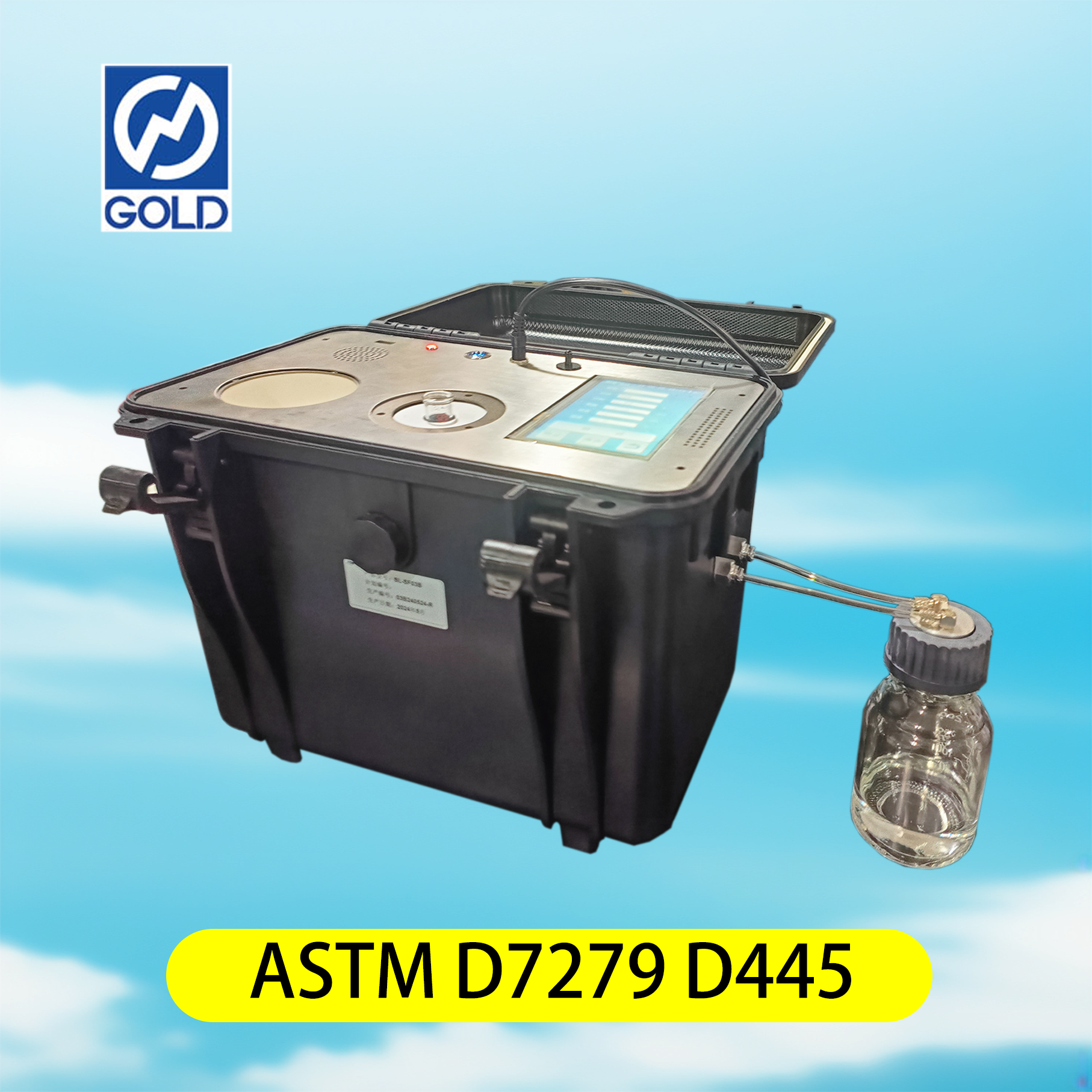 Portable Rapid Kinematic Viscosity Tester ASTM D7279 D445