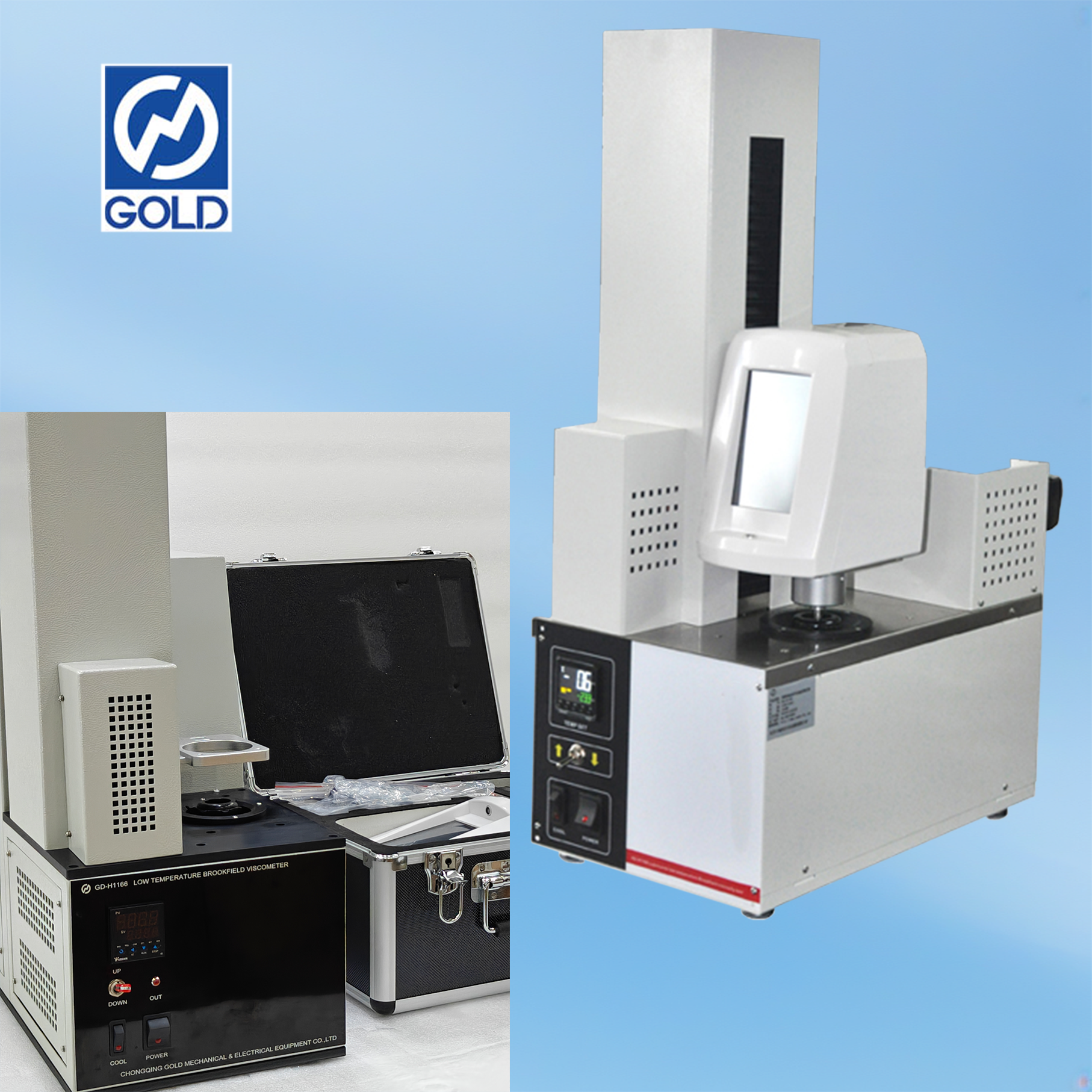 Lubricating Oil Mababang temperatura Brookfield Viscometer ASTM D2983