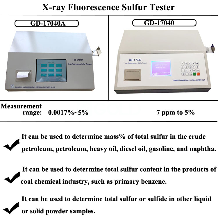 0.0017% ~ 5% awtomatikong x-ray fluorescence sulfur sa analyzer ng langis para sa pagsusuri ng langis ng gasolina