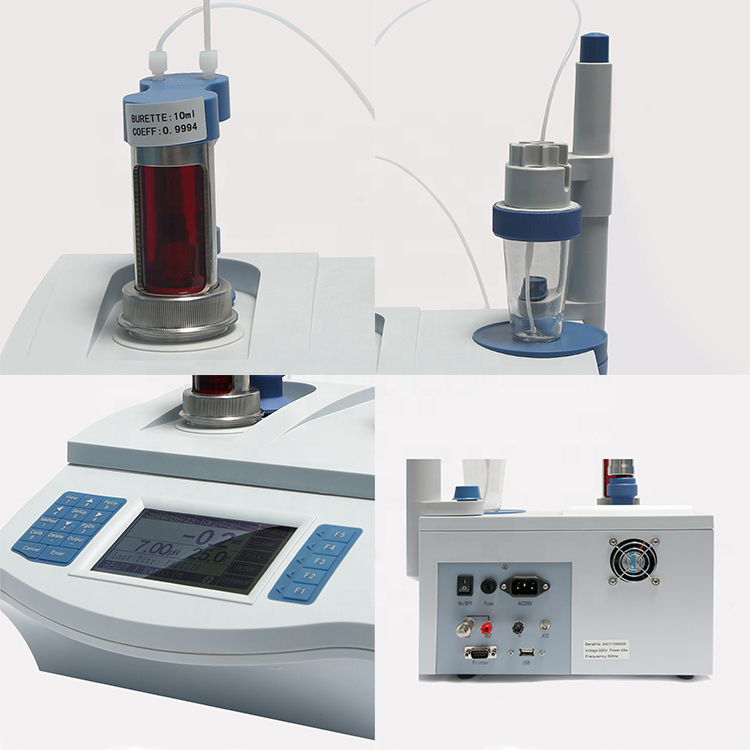 Awtomatikong laboratoryo awtomatikong titrator para sa acid alkali titration.