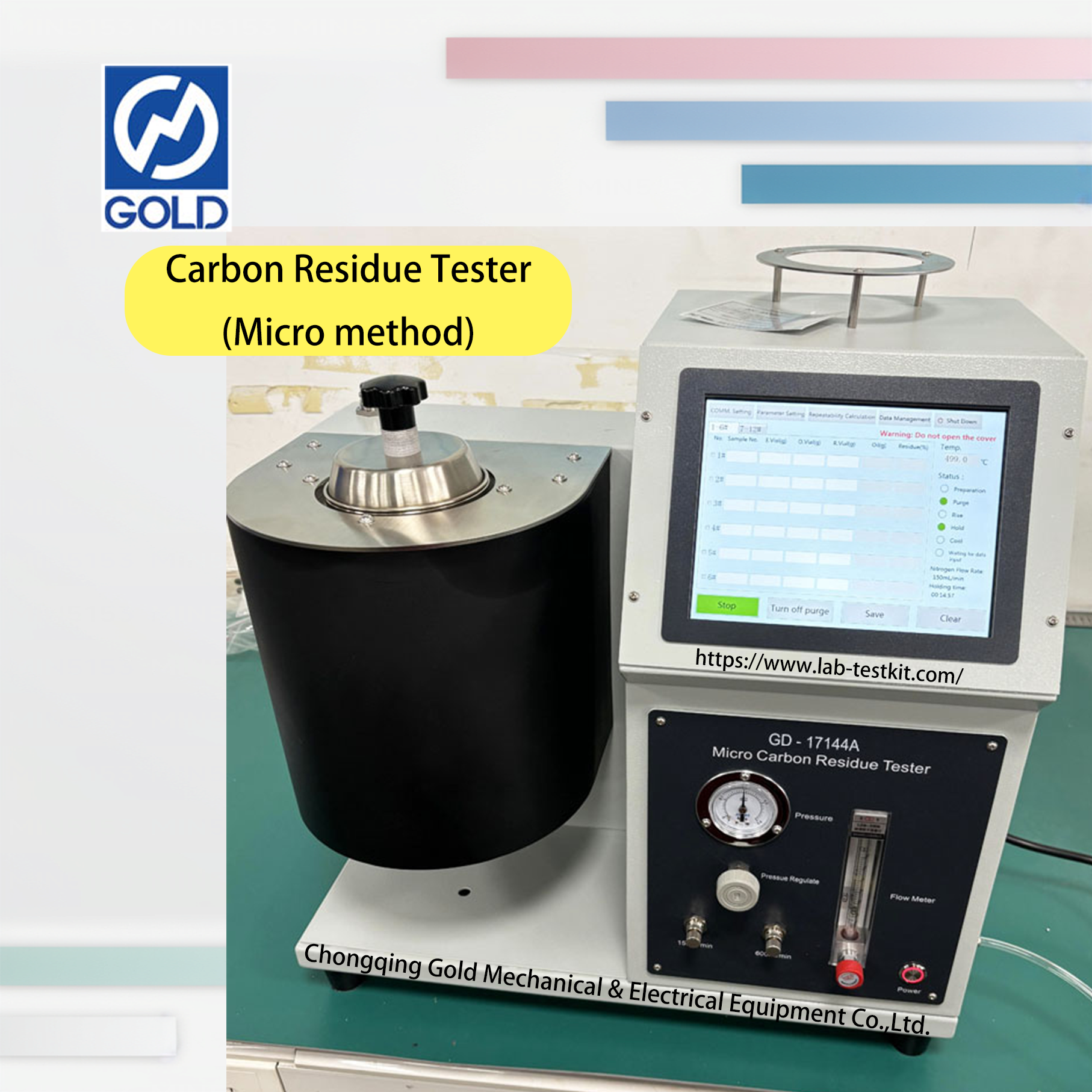 Mga Produkto ng Petroleum Carbon Residue Tester (Micromethod)