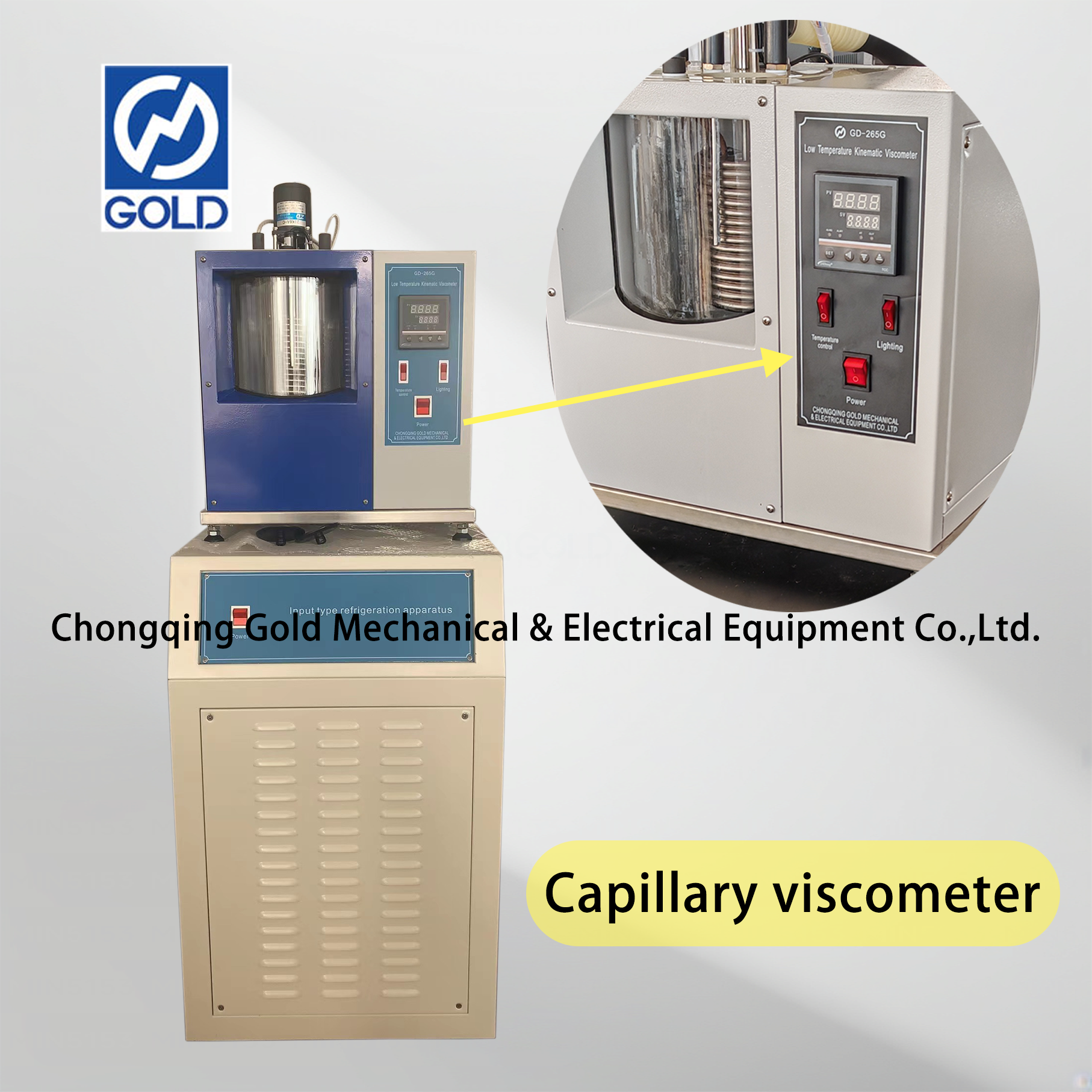 Mababang temperatura kinematic viscometer