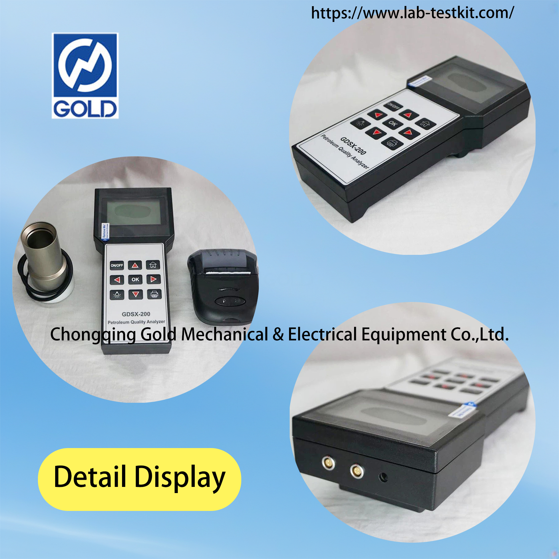 ASTM D2699 Portable Gasoline Octane Number at Diesel Cetane Number Analyzer ASTM D4737