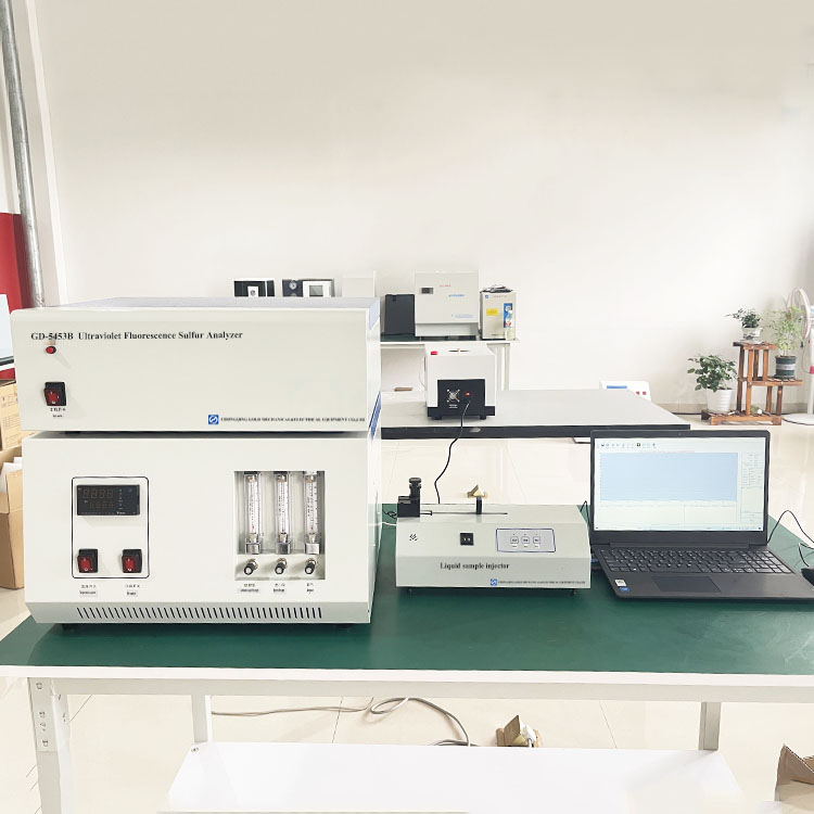 ASTM D5453 Semi Awtomatikong UV Fluorescence Sulfur Analyzer para sa Gasoline at Diesel